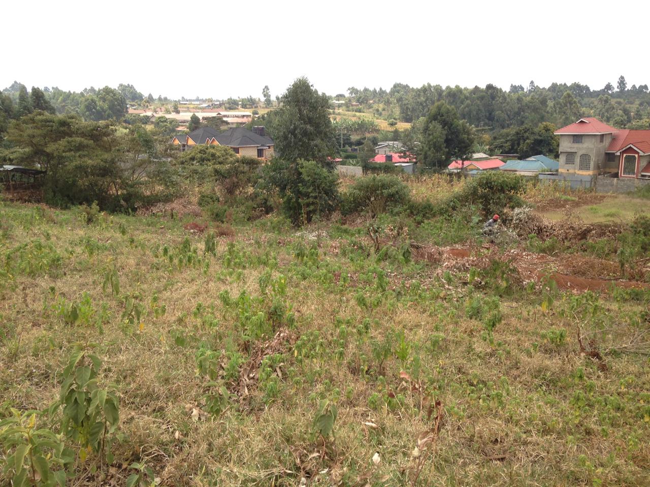 Prime 1/8 acre plot for sale in Kikuyu Kamangu