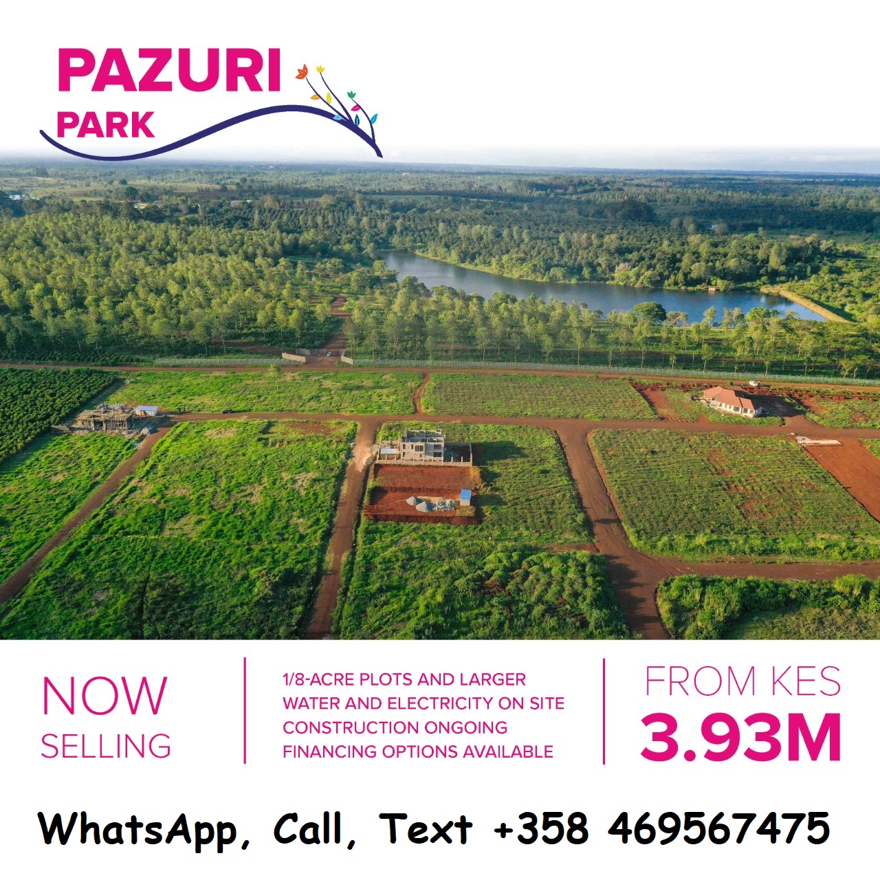 1/8 acre plot for sale in Tatu city Ruiru (Pazuri At Oaklands)
