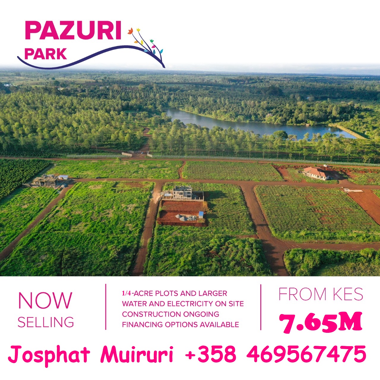 1/4 Acre plot for sale in Tatu city (Pazuri park at Oaklands)