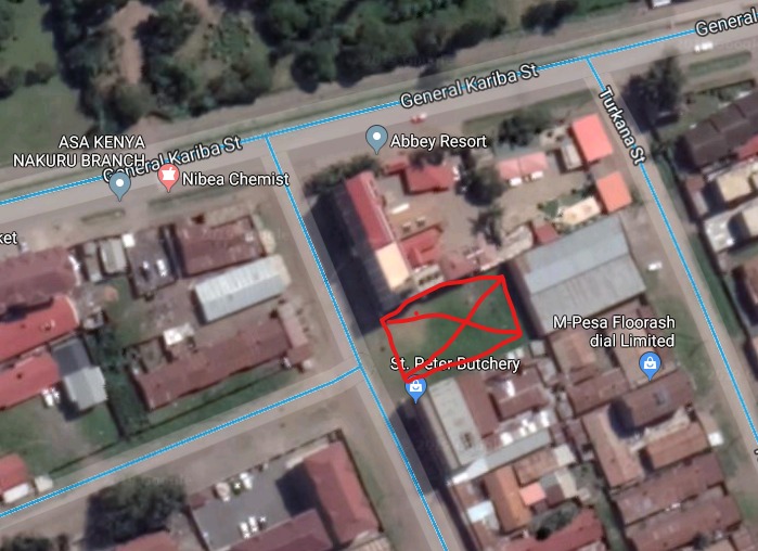 0.172 Acre Prime plot for sale In the heart of Nakuru
